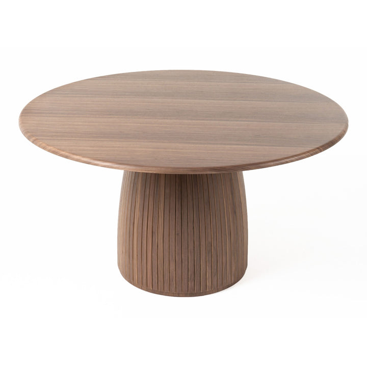 Sheridan - Mid-Century Modern Walnut Round Dining Table