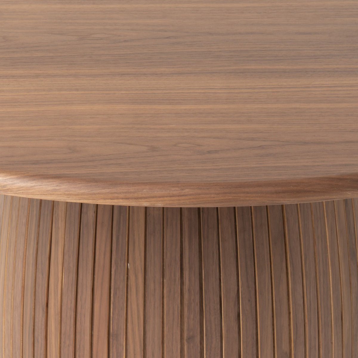 Sheridan - Mid-Century Modern Walnut Round Dining Table - View 2