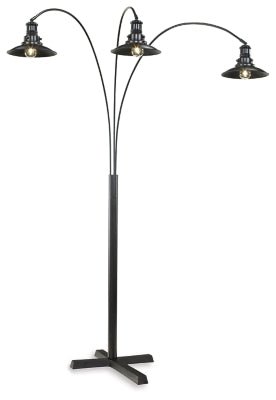 Sheriel Floor Lamp - Black Floor Lamp modern furniture Contempo Furniture