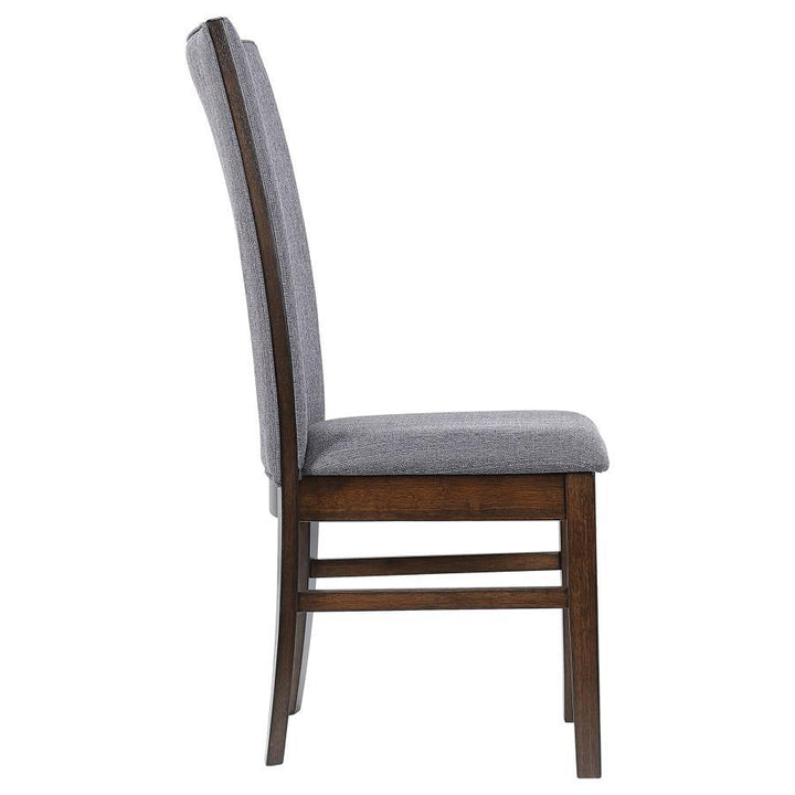 Sherwood - Upholstered Dining Side Chair (Set of 2) - Gray Chair Set modern furniture Contempo Furniture