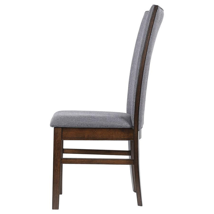Sherwood - Upholstered Dining Side Chair (Set of 2) - Gray Chair Set modern furniture Contempo Furniture