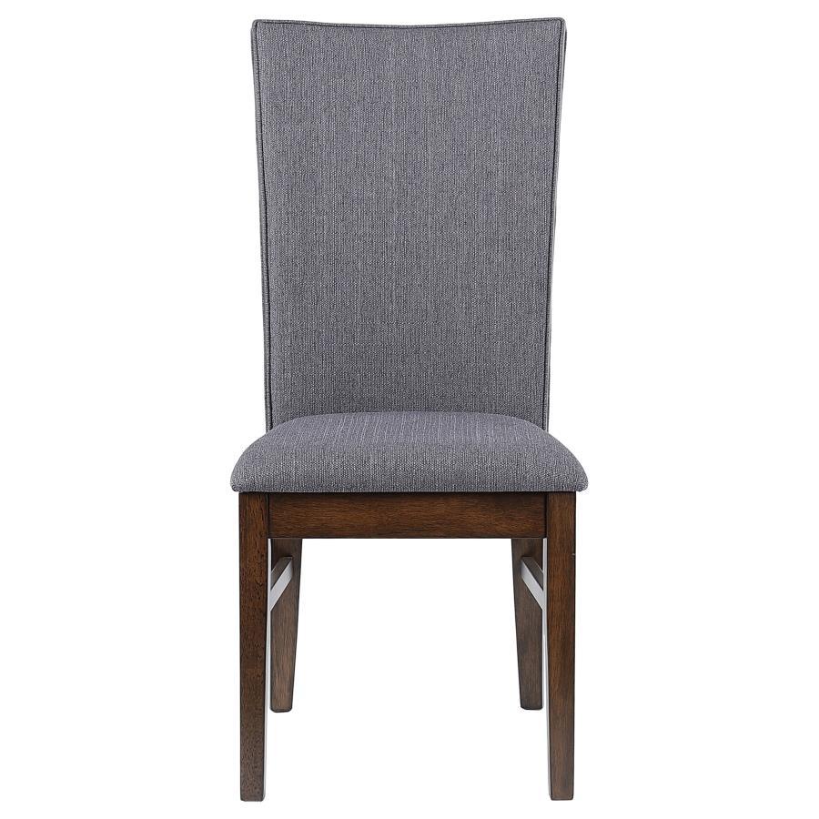 Sherwood - Upholstered Dining Side Chair (Set of 2) - Gray Chair Set modern furniture Contempo Furniture