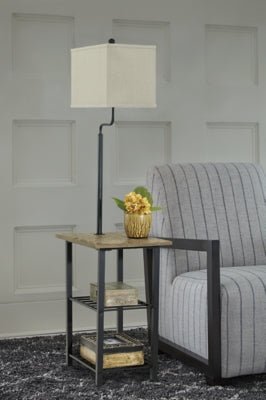 Shianne Floor Lamp - Black Floor Lamp modern furniture Contempo Furniture