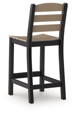 Shoreline Beach Outdoor Counter Table and 2 Barstools - Beige 3 Piece Outdoor Set modern furniture Contempo Furniture