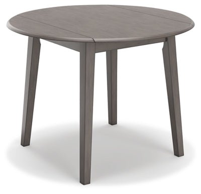 Shullden Drop Leaf Dining Table - Dark Gray Dining Table modern furniture Contempo Furniture