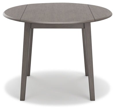 Shullden Drop Leaf Dining Table - Dark Gray Dining Table modern furniture Contempo Furniture