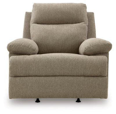 Side - Swipe Recliner - Beige Rocker Chair modern furniture Contempo Furniture