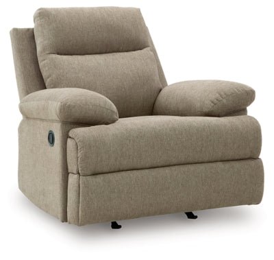 Side - Swipe Recliner - Beige Rocker Chair modern furniture Contempo Furniture