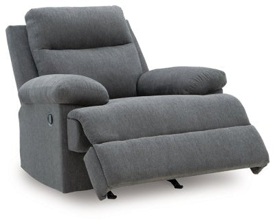 Side - Swipe Recliner - Dark Gray Rocker Chair modern furniture Contempo Furniture
