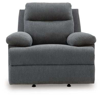 Side - Swipe Recliner - Dark Gray Rocker Chair modern furniture Contempo Furniture