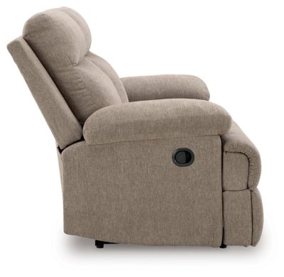 Side - Swipe Reclining Loveseat - Beige Reclining Loveseat modern furniture Contempo Furniture