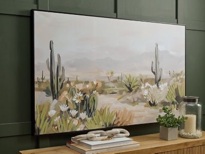 Sidworth Wall Art - Green Canvas Art modern furniture Contempo Furniture