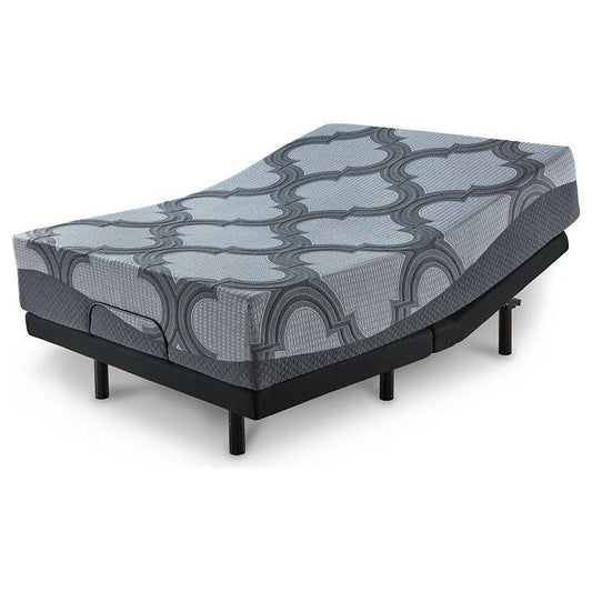 Sierra Sleep® by Ashley 12 Inch Ashley Hybrid King Adjustable Base and Mattress.