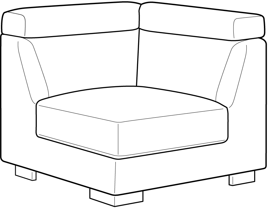 Luonto Sierra Square Corner Module