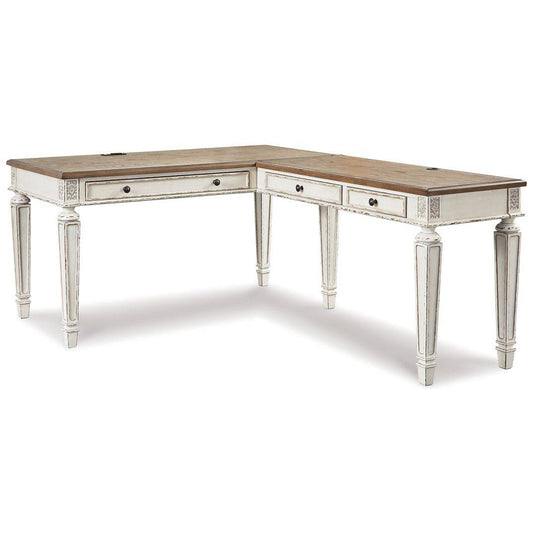 Signature Design by Ashley® Realyn 2-Piece Home Office Desk.