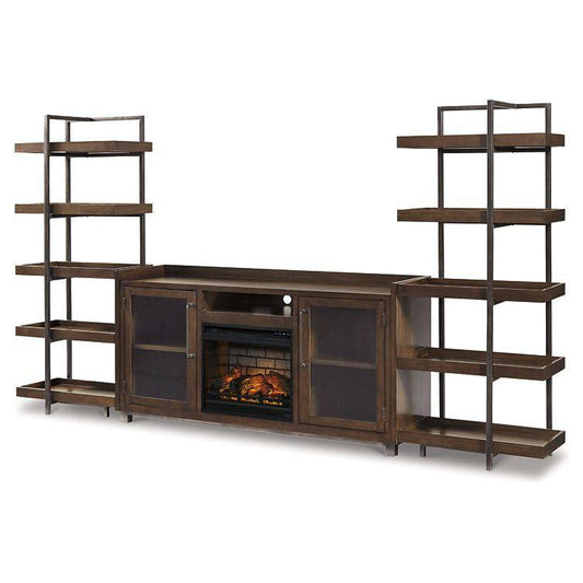 Signature Design by Ashley® Starmore 3-Piece Wall Unit with Electric Fireplace.