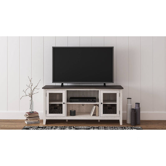 Signature Design by Ashley® Dorrinson LG TV Stand w/Fireplace Option.