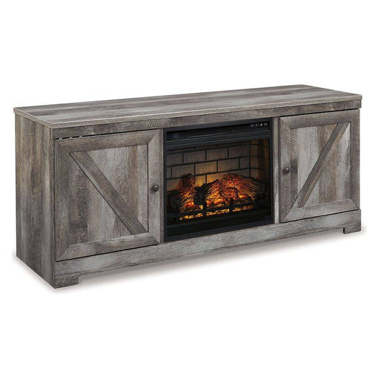 Signature Design by Ashley® Wynnlow 63" TV Stand with Electric Fireplace.