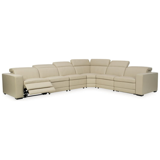 Signature Design by Ashley® Texline 7-Piece Power Reclining Sectional.