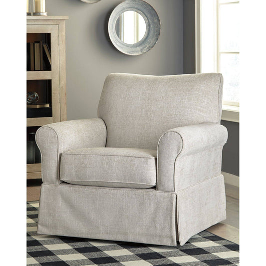 Signature Design by Ashley® Searcy Swivel Glider Accent Chair.