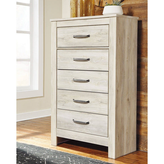 Signature Design by Ashley® Bellaby Five Drawer Chest.