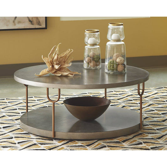 Signature Design by Ashley® Ranoka Round Cocktail Table.