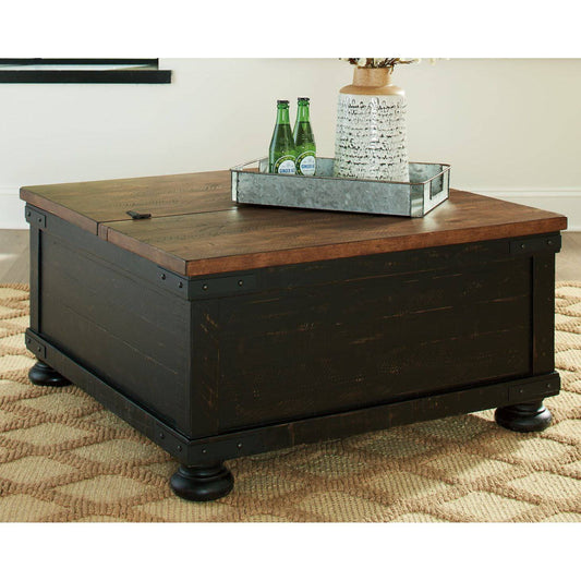 Signature Design by Ashley® Valebeck Lift Top Cocktail Table.