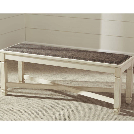 Signature Design by Ashley® Bolanburg Large UPH Dining Room Bench.