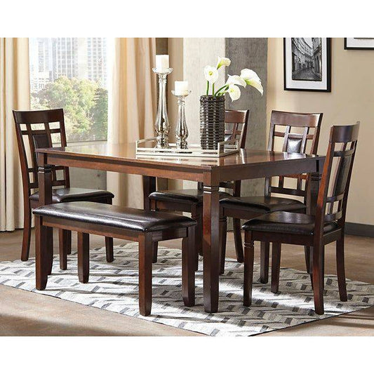 Signature Design by Ashley® Bennox Dining Room Table Set (6/CN).