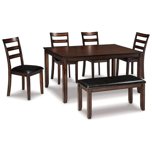 Signature Design by Ashley® Coviar Dining Room Table Set (6/CN).