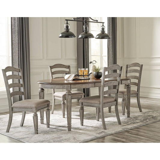 Signature Design by Ashley® Lodenbay Oval Dining Room EXT Table.