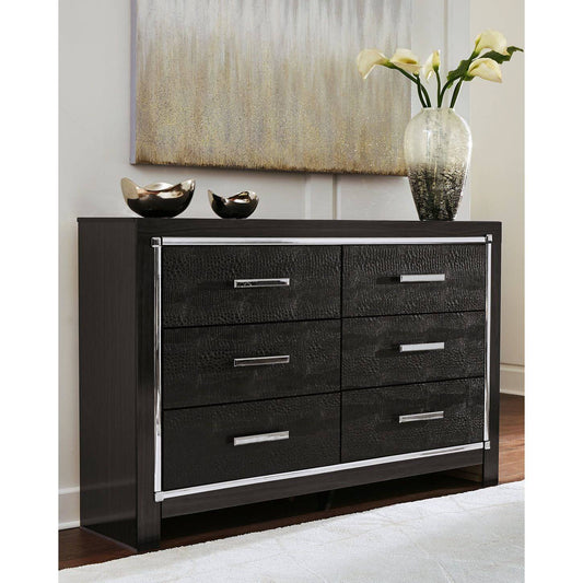 Signature Design by Ashley® Kaydell Six Drawer Dresser.