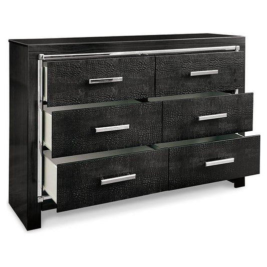 Signature Design by Ashley® Kaydell Six Drawer Dresser.