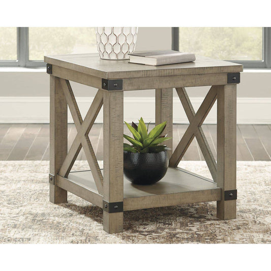 Signature Design by Ashley® Aldwin Rectangular End Table.