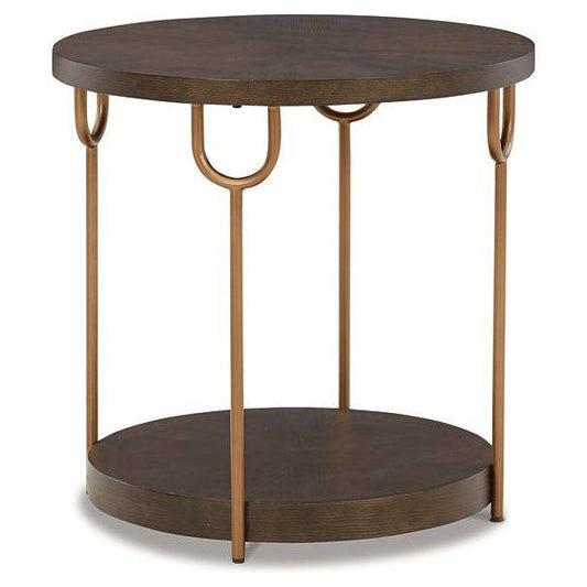 Signature Design by Ashley® Brazburn Round End Table.