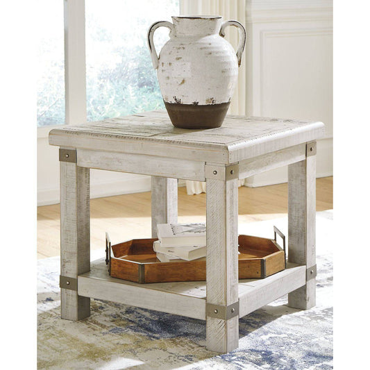 Signature Design by Ashley® Carynhurst Rectangular End Table.