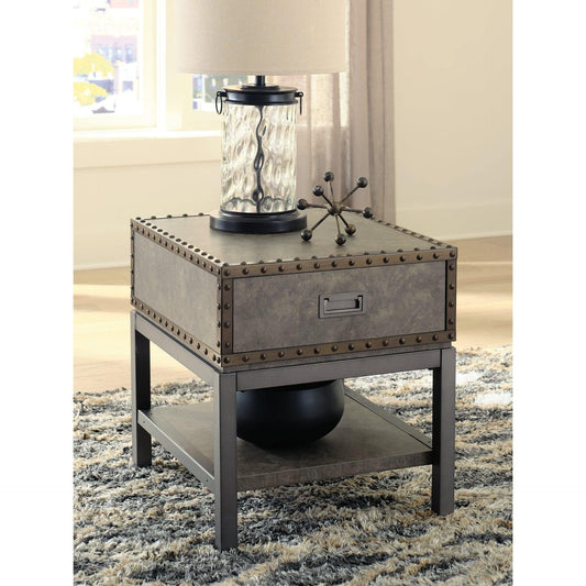 Signature Design by Ashley® Derrylin Rectangular End Table.