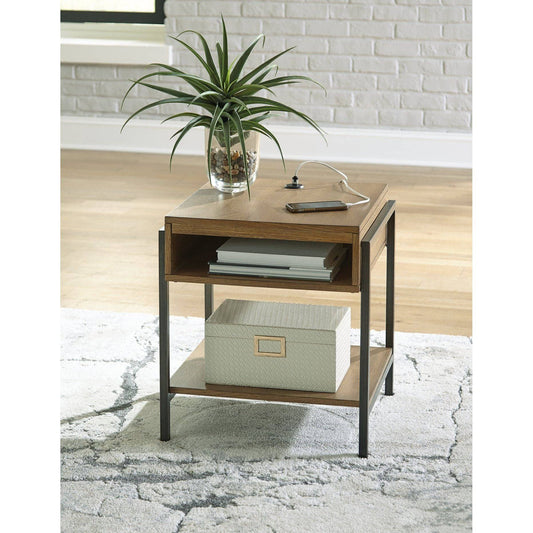 Signature Design by Ashley® Fridley Rectangular End Table.