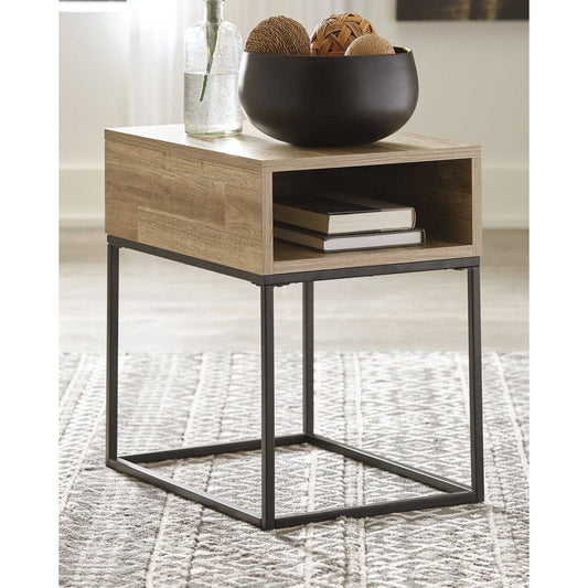 Signature Design by Ashley® Gerdanet Rectangular End Table.