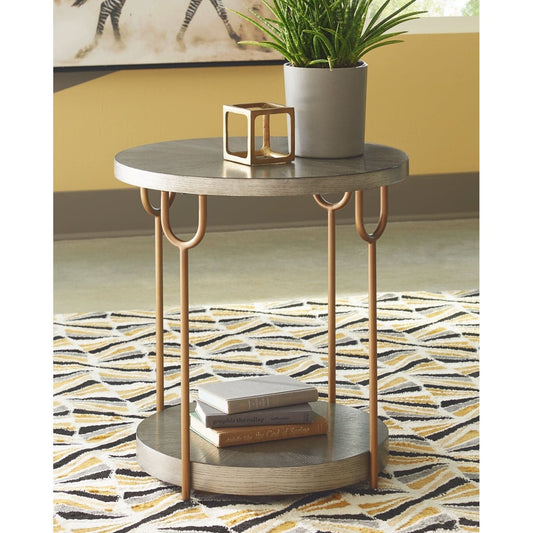 Signature Design by Ashley® Ranoka Round End Table.