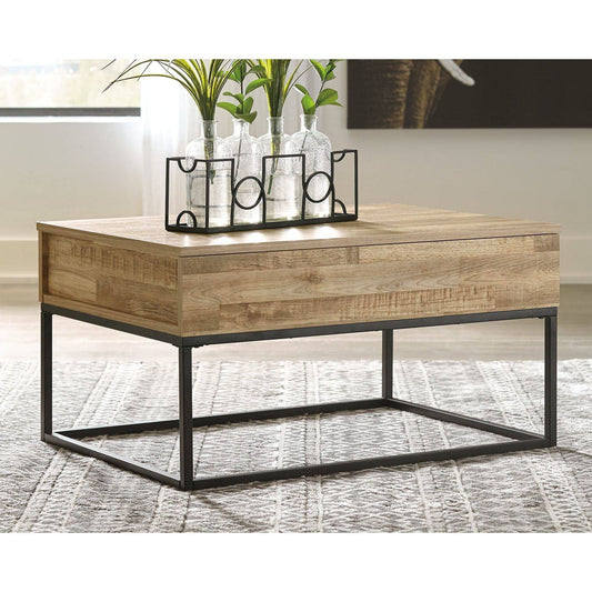 Signature Design by Ashley® Gerdanet Lift Top Cocktail Table.