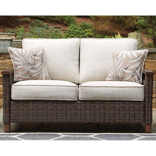 Signature Design by Ashley® Paradise Trail Loveseat w/Cushion.