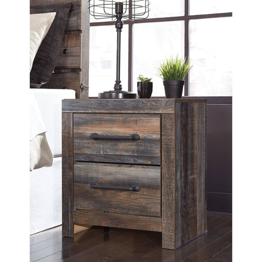 Signature Design by Ashley® Drystan Two Drawer Night Stand.