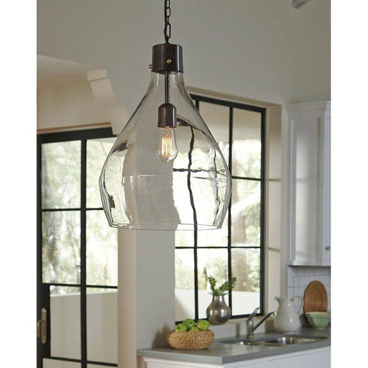 Signature Design by Ashley® Avalbane Glass Pendant Light (1/CN).