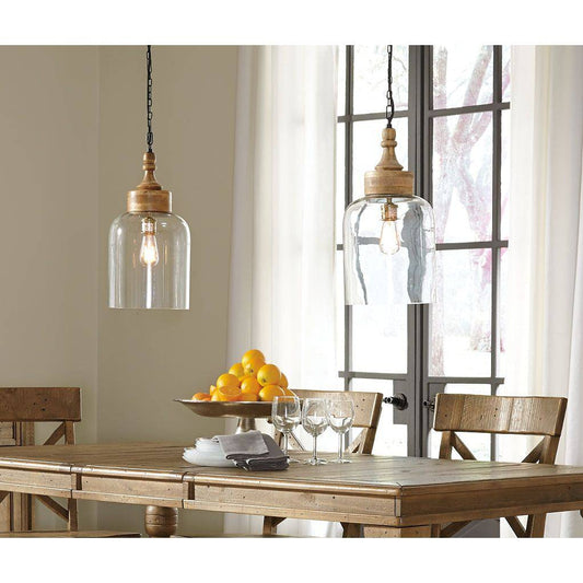 Signature Design by Ashley® Faiz Glass Pendant Light (1/CN).