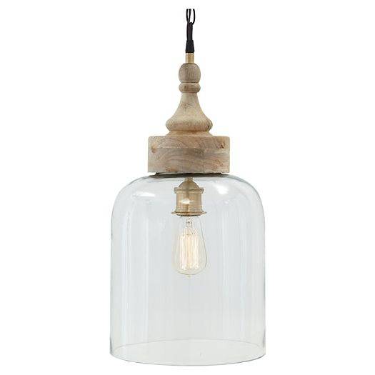 Signature Design by Ashley® Faiz Glass Pendant Light (1/CN).