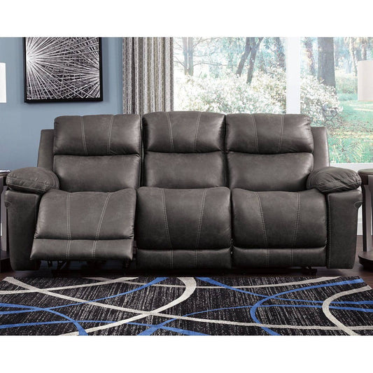 Signature Design by Ashley® Erlangen PWR REC Sofa with ADJ Headrest.