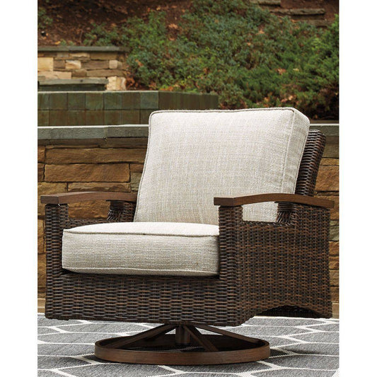 Signature Design by Ashley® Paradise Trail Swivel Lounge Chair (2/CN).