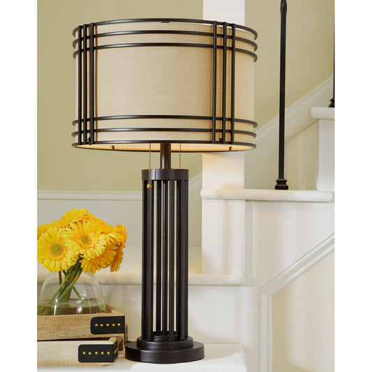 Signature Design by Ashley® Hanswell Metal Table Lamp (1/CN).