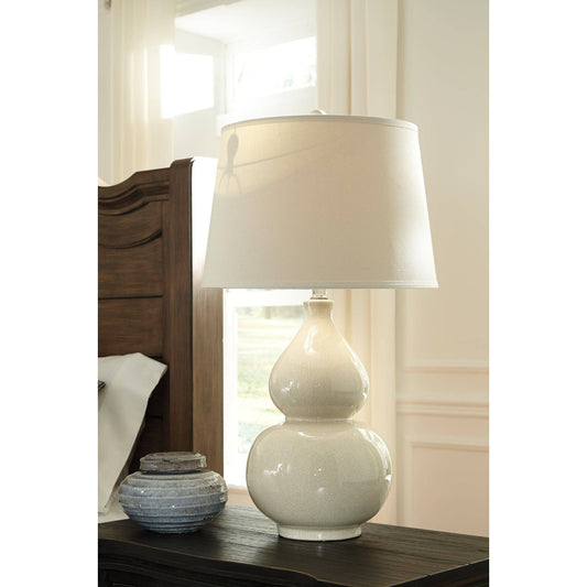 Signature Design by Ashley® Saffi Ceramic Table Lamp (1/CN).